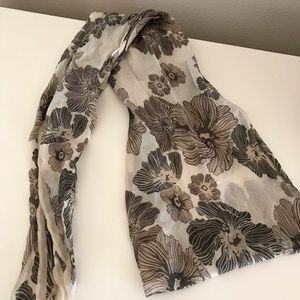 Hibiscus Cotton Scarf